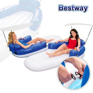 BW 43132 2IN1 그늘막 라운지 물놀이 튜브