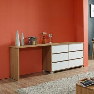 [로쏘가구]올슨 3단 와이드 서랍장 확장형