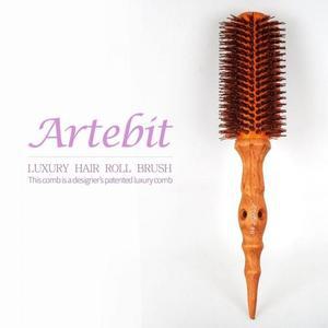 [아르떼빗] 럭셔리 헤어 롤 브러쉬 브라운 6호
