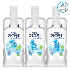 가그린 어린이용 청포도 380ml 6개 