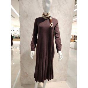 [갤러리아] 요이츠 라운드 밑단플리츠 롱 니트원피스 (YG10WRO01)