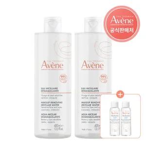 [아벤느] 미셀라로션 클렌징 워터 400ml 2개+딥 모이스트 로션 25ml 2개 증정