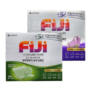피지 파워시트 듀얼 프레쉬향/라벤더향 30매 세탁세제 시트 일드겸용 뽑아쓰는 세제