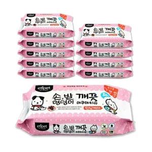 에티펫 20매 물티슈 (손.발.엉덩이) x 10개
