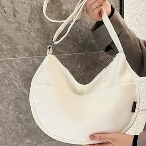 데일리 라운드 만두 캔버스백 여성가방 호보 숄더백 크로스백