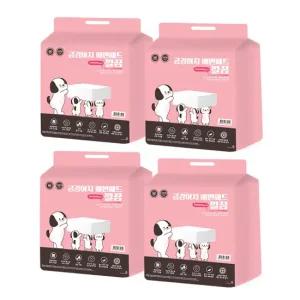 금강아지 깔끔 100매x4팩 400매) 고흡수 두꺼운 애견 패드 중형