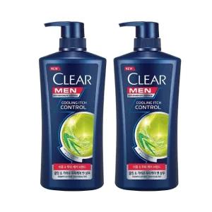 클리어 맨 쿨링 이치 컨트롤 샴푸 650ml 2개