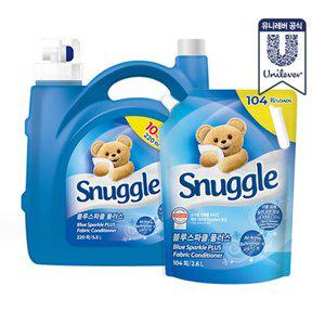 스너글 섬유유연제 블루스파클 5.5L + 2.6L