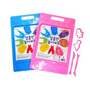 도너랜드 찰흙판 놀이세트 점토 미술 준비물 조각칼 플라스틱 10개입