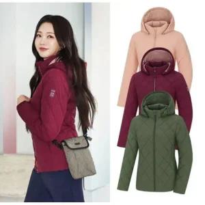 [롯데백화점]콜핑 LD08 여성 겨울 후드탈부착 웰론 방한 경량패딩자켓 KVJ6551W