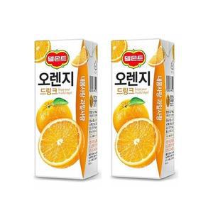 롯데 델몬트 오렌지 드링크팩 190ml x 48 무배