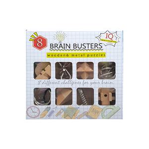 [신세계몰]TUCO.B 투코비 브레인 버스터즈 우드퍼즐 4종 + 캐스트퍼즐 4종 세트