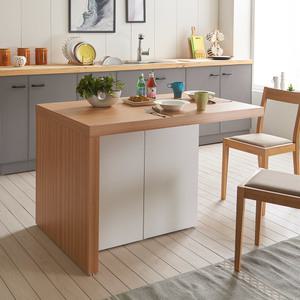 장인가구 프라임 1200 수납형 아일랜드 식탁 홈바테이블