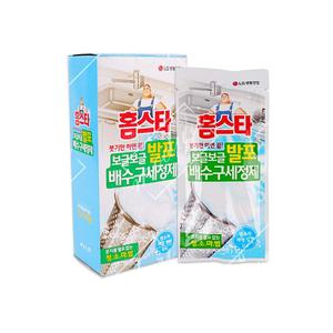 발포세정제 배수구세정제 홈스타 발포 3회분 거품형 싱크대 싱크대배수구세정제 배수구세척제 싱크대배수구