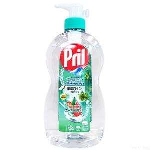 프릴 시크릿 오브 베이킹소다 그린허브 700ml 1개,주방세제