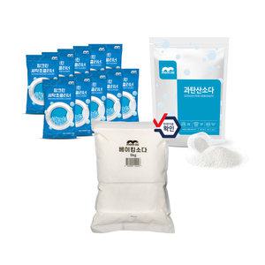 맘크린 세제 3종 모음전 과탄산소다 세탁조클리너 베이킹소다 표백제 세척 청소 세탁조세척