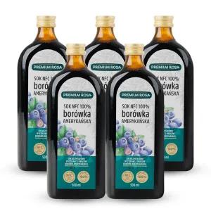 프리미엄로사 블루베리 원액 즙 100% 5병 클렌즈 주스