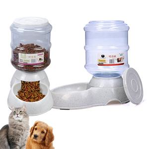고양이 애견 밥 물 그릇 식기 대용량 반자동 급식기 급수기 물통 사료통 3.5 3.8리터 식수대