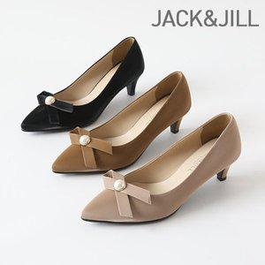 [잭앤질] 진주리본장식 펌프스(JZ0508)