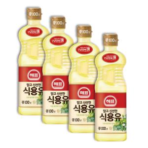사조해표 해표 식용유 900ml 4개 식용유,튀김