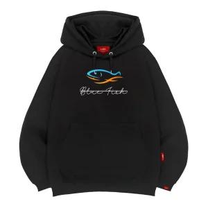 엘라모 3H 블루피쉬 후드티 남녀공용 빅사이즈 M~4XL