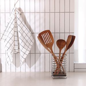 주부디자인 올스텐 실리사각 수저통 (실리콘색상, 브라운), 대