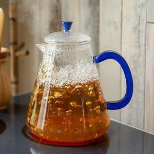 로젤 직화 내열유리 주전자 티메이커 유리 티포트 티팟 2coior