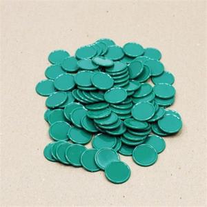 19mm초록색(100개) 카운트칩 보드게임 수세기 게임동전 마토큰 디스크 숫자놀이 홀덤 빙고 코인