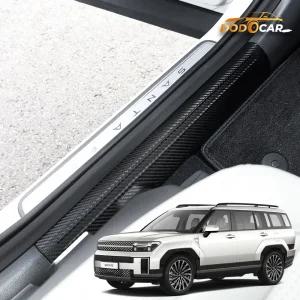 싼타페 MX5 도어스텝커버 스크래치 방지 튜닝 가드 몰딩