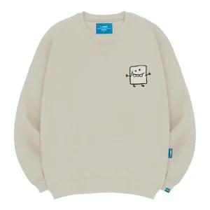 엘라모 기모M 큐티멜로우 맨투맨 남녀공용 빅사이즈 S~4XL