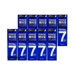 LG생활건강 페리오 치약 토탈7 오리지날 120gx10개