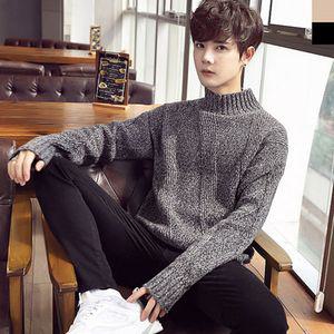 [제이스코] 남자 반폴라 니트티 남성 가을 겨울 간절기 데일리 기본 터틀넥 반목폴라 니트 KAA920 2컬러