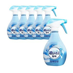 페브리즈 섬유탈취제 상쾌한향 용기 370ml x6개
