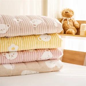 극세사 겨울 패밀리 싱글 아기 침대패드 고정밴드 SS