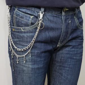 CH038 바지체인 키링 키체인 열쇠고리 힙합메탈체인 라이더청바지 골드러쉬