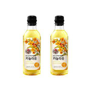[기타]백설 카놀라유 500ml x2개