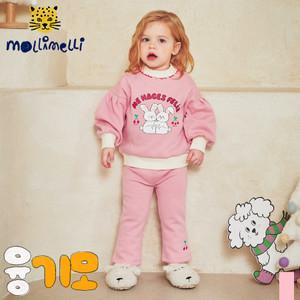 [몰리멜리] 체리쉬버니반폴라융기모상하복