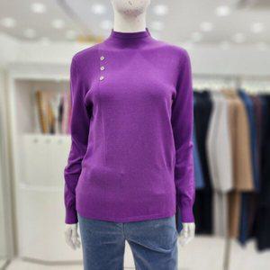 [조이너스]겨울 티셔츠 23신상 레이온 반폴라 니트 브랜드DW1WSL0350_US