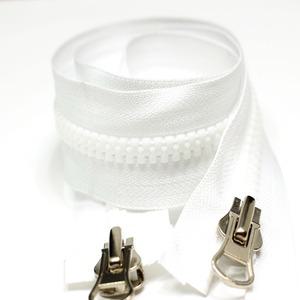 투웨이점퍼지퍼 개이빨8호 100cm (흰색) 비슬론지퍼