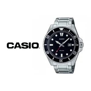 카시오 CASIO 다이버 MDV-107D-1A1 패션 방수 남자 남성 흑새치 메탈 손목시계 MDV107D