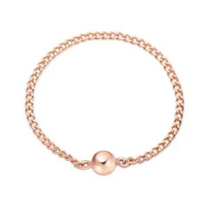 [비앤비골드] 18K 데일리 골드볼 열송이 체인실반지 SRS37429