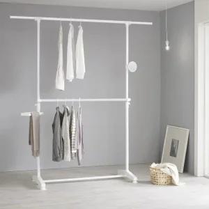 왕자 점보이동식2단_선택형/이동식행거/행거/이동형행거/옷걸이