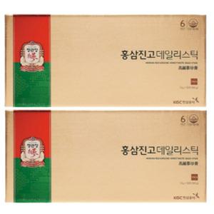 정관장 홍삼진고 데일리스틱 6년근 홍삼농축액 10g 30포 2개