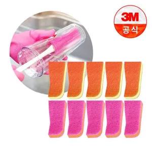 갤러리아 [3M]보틀 수세미용 리필_플라스틱용(1입) 5개+스테인레스용(1입) 5개