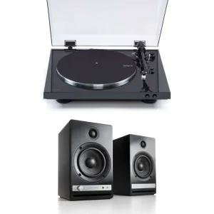 데논 DP-300 턴테이블 + 오디오엔진 HD4 스피커 오디오