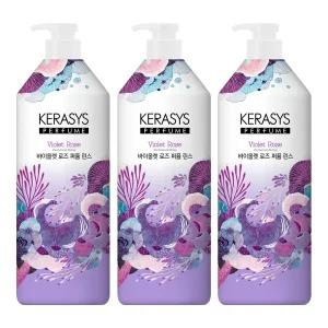 케라시스 퍼퓸 바이올렛 로즈 린스, 1L, 3개