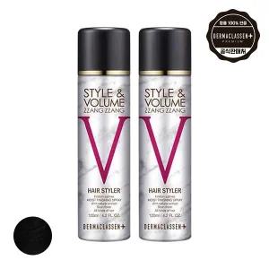더마클라센 스타일앤 볼륨짱짱 흑채 스프레이 블랙 120ml x2