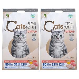 캐츠랑 전연령 5kgX2개 길고양이 길냥이사료 캣츠랑 고양이밥