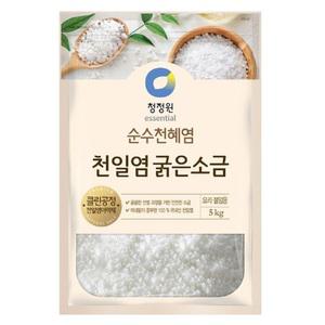 청정원 순수천혜염 천일염 굵은소금 5kg