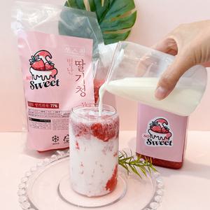 쏘스윗 새콤달콤 별난 수제 딸기청 2.5kg 홈카페 딸기라떼 과일청